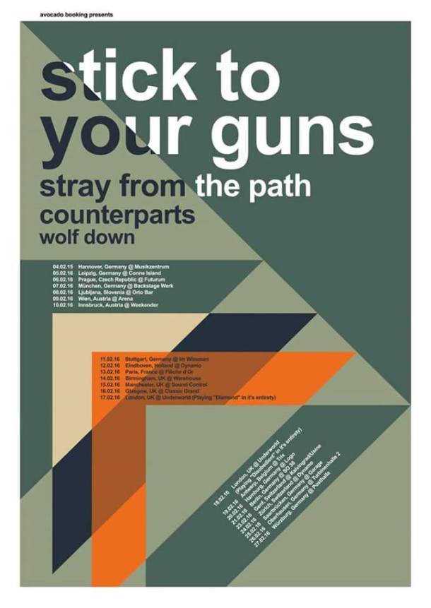 Stick To Your Guns - European Tour 2016